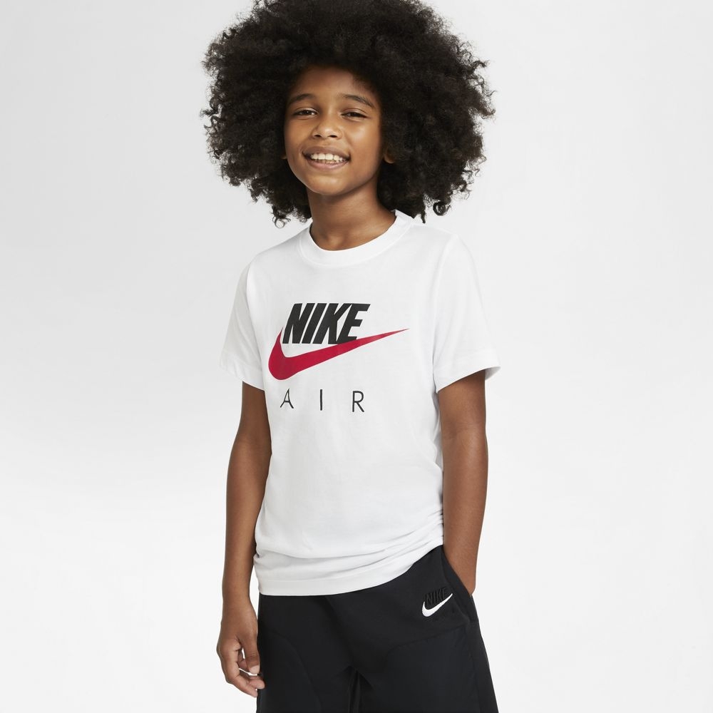 NIKE Big Kids Boys T-Shirt CZ1828-100 Λευκό
