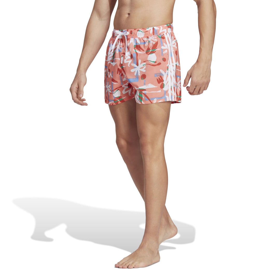 ADIDAS Seasonal Floral CLX Very Short Length Swim Shorts HT2122