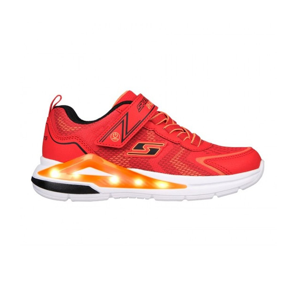 SKECHERS Lighted Gore & Strap Sneaker Lateral Tech Piece 401660N-RDOR