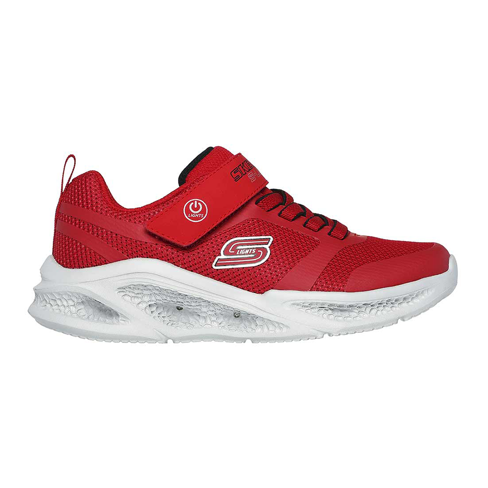SKECHERS Lighted Gore & Strap Sneaker Multi Color Lights 401675L-RDBK