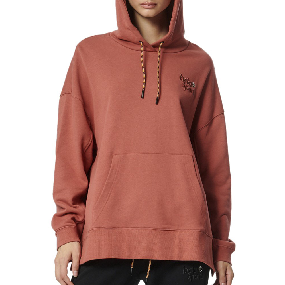 BODYACTION LOOSE-FITTING HOODIE 061324-01-RED