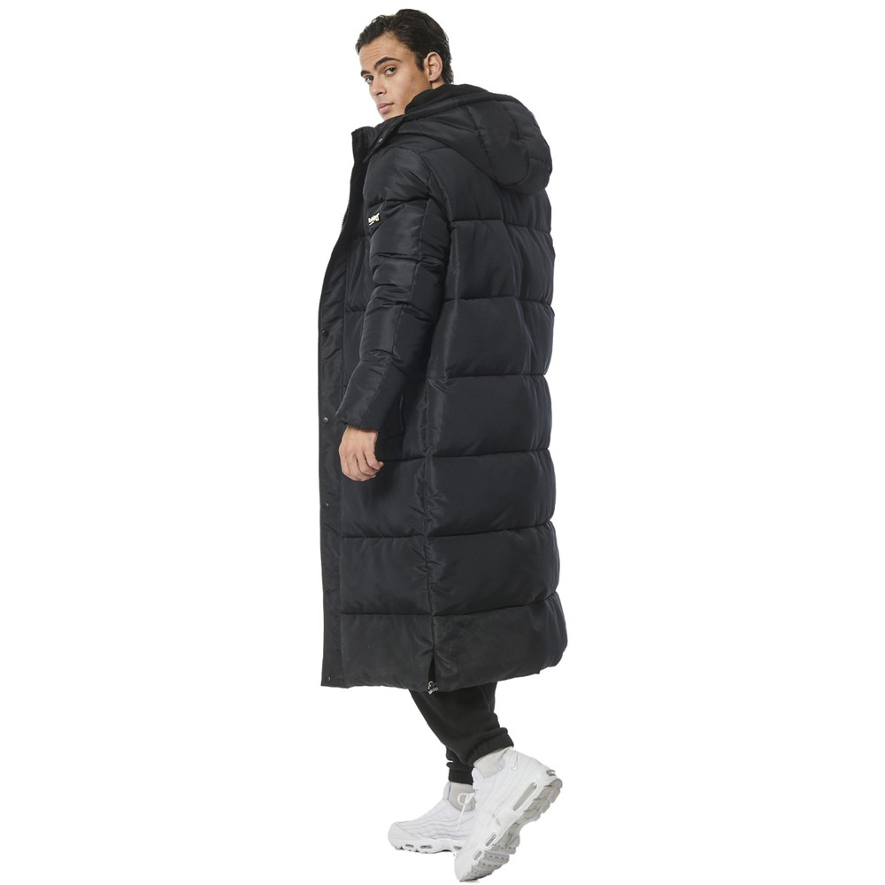 BODYACTION LONGLINE QUILTED PUFFER 073328-01-BLACK