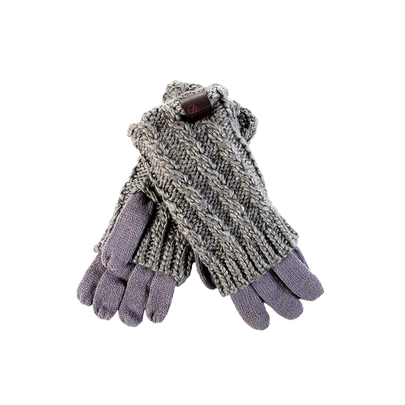 BODY ACTION CABLE KNITTED GLOVES 095707-01